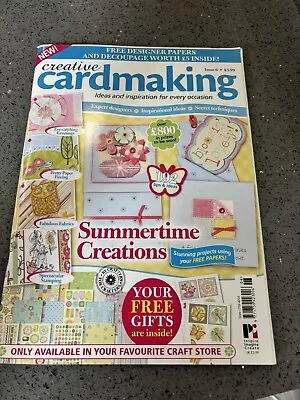 Creative Card Making Magazine Issue 6.    D4 • £0.99