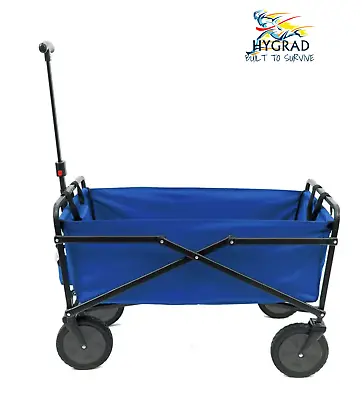 Heavy Duty Folding Collapsible Shopping Picnic Utility Wagon Cart Trolley Buggy • £64.99