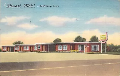 Stewart Motel McKinney Texas Posted 1958 • $5