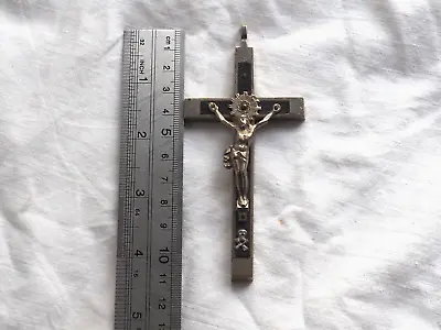 Antique Cross Skull Memento Mori Pendant Crucifixes Religion Rare ! (ЕА24) • $79