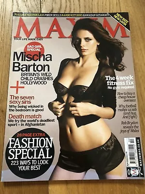 Maxim Magazine April 2008 Feat. Mischa Barton On The Cover • $9.88