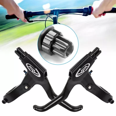 2-finger Mountain Bike Bicycle BMX MTB V-Brake Lightweight ALLOY Brake Levers • $12.99