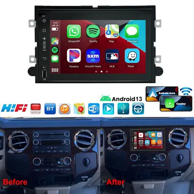 Android 13 For 2006-14 F-250 F-350 Super Duty Car Stereo Radio Carplay WIFI GPS • $141.80