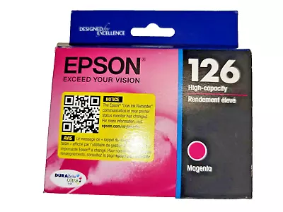 EPSON 126  HIGH-CAPACITY MAGENTA OEM Original Ink 126 • $24.95