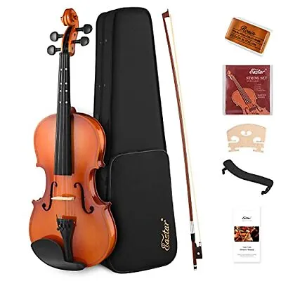 $205.86 • Buy  Violin Set Natural Varnish Fiddle For Beginners, EVA-2 With Hard Case, 3/4