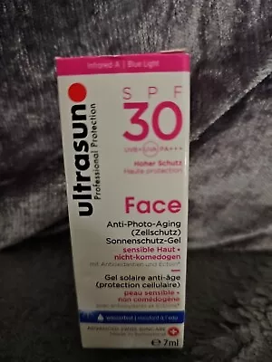 ULTRASUN SPF30 Face Anti Photo Ageing Sun Protection (sensitive Skin) 7ml • £0.99