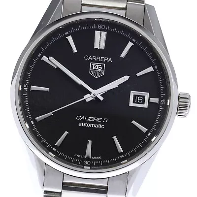 TAG HEUER Carrera WAR211A-2 Caliber 5 Black Dial Automatic Men's Watch_808556 • $1188.30