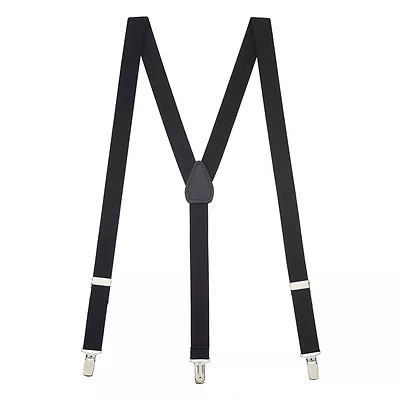 Mens Womens Clip-on Suspenders Elastic Y-Shape Adjustable Braces Solids • $6.64