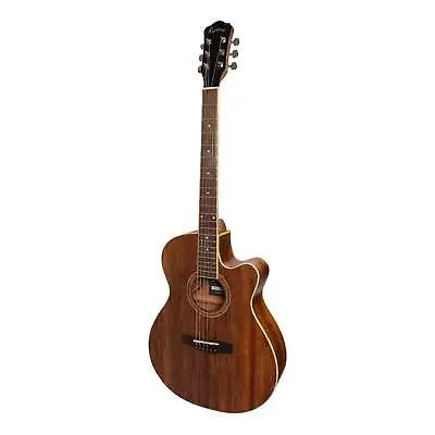 Martinez '41 Series' Folk Size Cutaway Acoustic-Electric Guitar (Rosewood) • $189.24