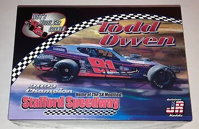 Asphalt Modified Stock Car Todd Owen 81 1:25 Scale Model Car Race Car Kit • $39.95