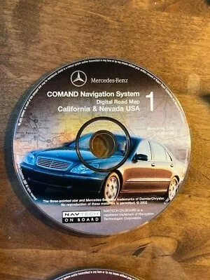 Mercedes Benz COMAND Navigation System CD Map 1: CA And NV USA (Q 6 46 0059) • $20