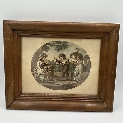 8x10” Framed 18th Century Francesco Bartolozzi Mezzotint Engraving W Hamilton • £29.14