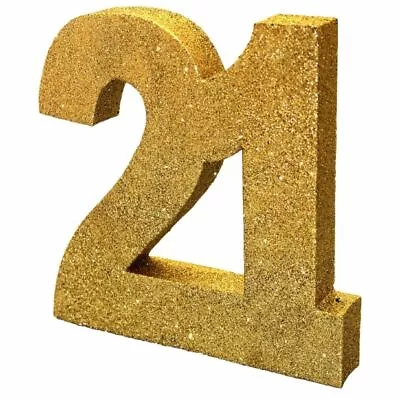 £7.80 • Buy Black & Gold Confetti 21st Birthday Party Tableware, Decorations, Balloons