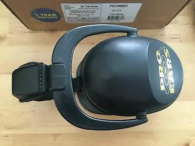 Pro Ears Ultra Sleek Hearing Protection NRR 26 Ear Muffs Black - New OTHER • $62.99