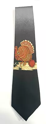 Vintage Museo Turkey Fall Thanksgiving Polyester Tie • $3.93