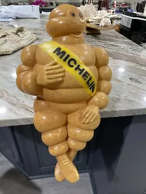 1950s-60s MICHELIN MAN TIRES PLASTIC ADVERTISING ORIG LAMP 17” Blow Mold • $121.50