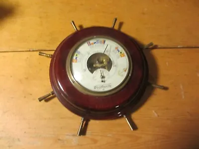 Vintage Weatherite Barometer German Made Walnut Housing  • $21