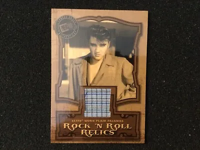 2007 Elvis: The Music Rock 'N Roll Relics #RR-PP (Elvis-Worn Plaid Pajamas) • $19.99