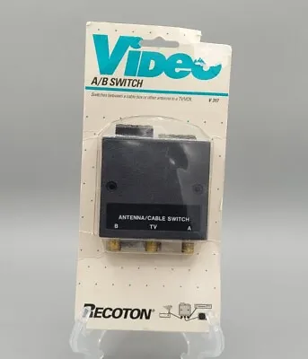 Recoton Video A/B Switch V317 Switches Between Cable Box/Satellite To TV/VCR  • $13.95