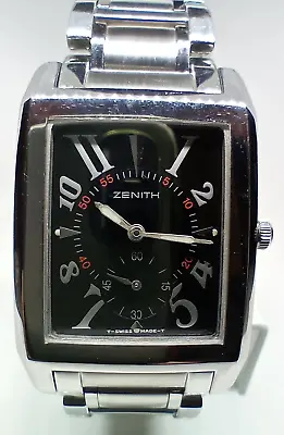 Men's Quartz Watch ZENITH Port Royal V 02.0250.887 Swiss Made 2010 • £649