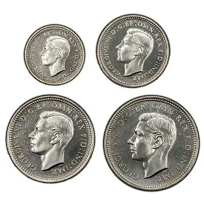 Great Britain 1937 4-Coin Maundy Coin Set • $217.10