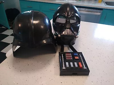 Star Wars Darth Vader 2004 Lucas Film Voice Changing Helmet Mask Hasbro Works • $17.99