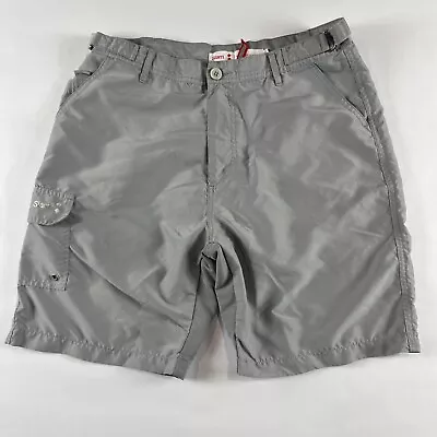 Slam Sailing Outdoors Cargo Grey Utility Lightweight Shorts Men's Tag 46 W30  • £12.52