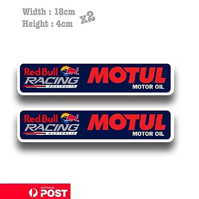 Red Bull Slim MOTUL Motor Oil  Sticker  • $7.50