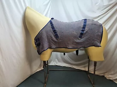 £9.99 • Buy Used 4'6 Waffle Horse Rug #D411