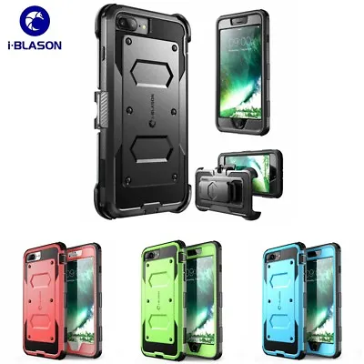 For IPhone 7 Plus / 8 Plus I-Blason Full Body Heavy Duty Protection Case Cover • £22.99