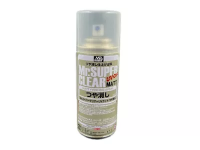 Mr.Hobby B523 Mr. Super Clear Spray Clear Matt Anti UV (170ml) Modeling • £17.03