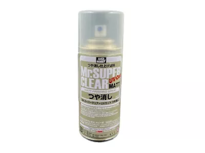 Mr.Hobby B523 Mr.Super Clear Matte Anti-UV (170ml) Modeling Clear Spray • £14.44