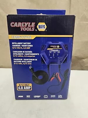 Carlyle 6/12Volt 4.0 Amp Intelligent Battery Charger / Maintainer CBM612V4A NAPA • $102.56