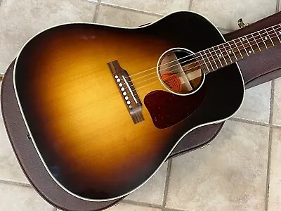 2019 Gibson J-45 Dreadnought Red Spruce VOS Vintage Sunburst W Case • $2400