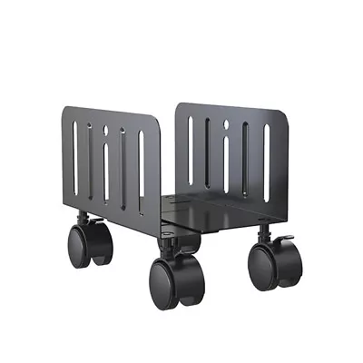 $38 • Buy Vision Mounts Computer Tower Rolling Desktop Adjustable Case Stand Holder Wheels