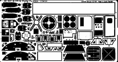 Eduard 48207  X 1/48 Aircraft-B17F/G Interior For Monogram  • $17.45
