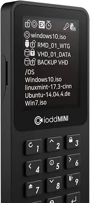 IODD MINI M.2 SSD 1TB / USB 3.0 /Bootable Virtual ODD / AES256 NEW • $319.99
