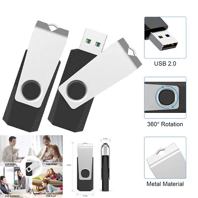 16GB 32G 64G 128G USB Flash Drive 2.0 Memory Stick Swivel Pen Storage Thumb • $4.99