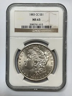 1883 CC Morgan Silver Dollar $1 NGC MS63 3585761-013 • $349.99