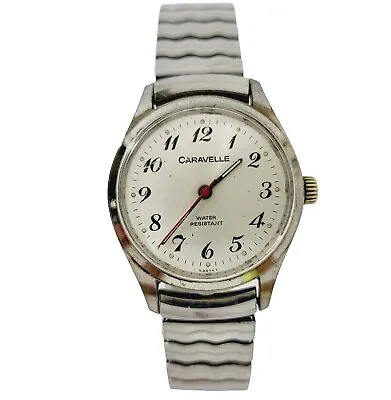 $24.95 • Buy Vintage Caravelle Watch PO Mens 17j Mechanical 1281.60 Watch Expansion Band