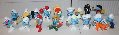 Lot Of 18 SMURFS The Movie 3  Figures Peyo McDonald's Happy Meal Toys 2011 • $27