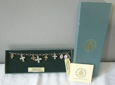 Vatican Library Collection Cross Charm Bracelet  • $35.99