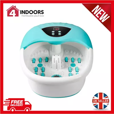 £49.99 • Buy Foot Spa - C81156 Carmen Digital Spa Temp Control & Massage Rollers In White