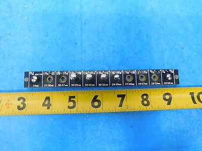 Incomplete Dial Bore Gage Point Set Thread Size Around #10 -not Metric 24 Or 32 • $44.99