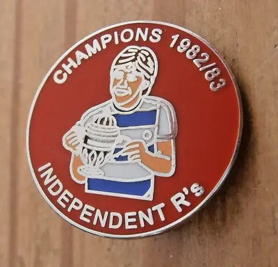 QPR Enamel Football Badge Queens Park Rangers Independent Rs #4 • £4.95