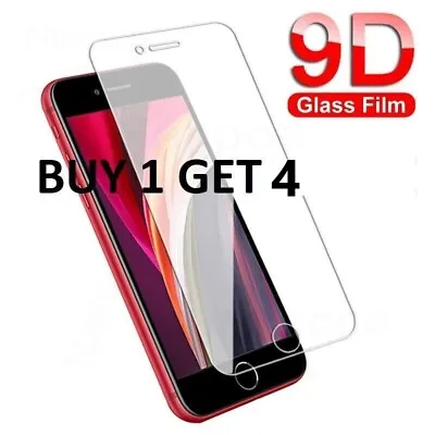 Tempered Glass Screen Protector Cover For Apple IPhone SE 2016 / 5 / 5s • £0.99