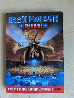 Iron Maiden En Vivo! DVD Steelbook Empty Case Only No Discs Rare • £5.99