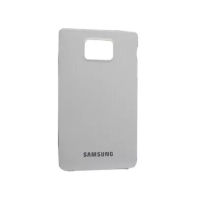 Samsung S2 I9100 Back Battery Cover Panel White In Good Condition • £2.29