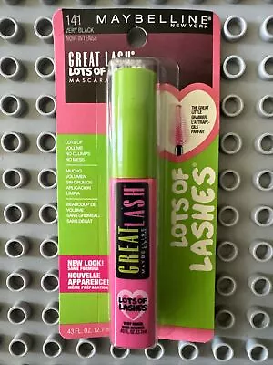 Great Lash Lots Of Lashes Mascara Maybelline Very Black Lots Of Volume No Clumps • $7