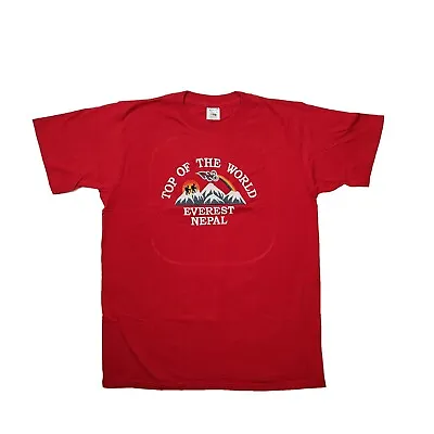 Mt Everest Nepal Top Of The World: T-Shirt: Size 42/M/L Medium/large • $18.99